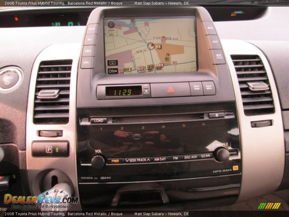 2008 Toyota Prius Hybrid Touring Barcelona Red Metallic / Bisque Photo #24