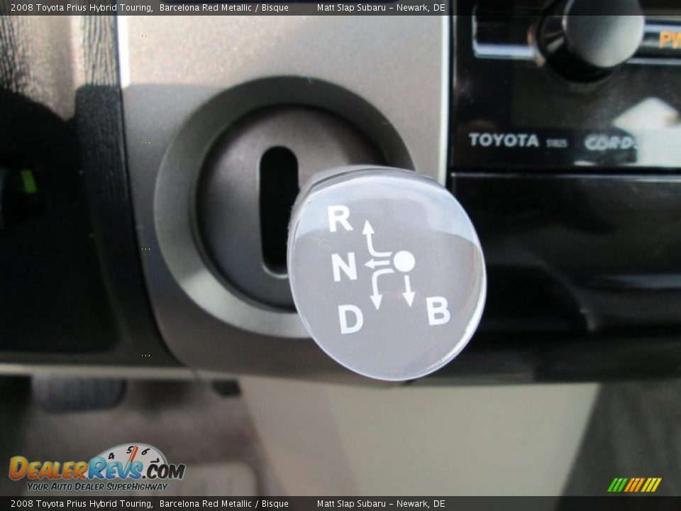 2008 Toyota Prius Hybrid Touring Barcelona Red Metallic / Bisque Photo #25