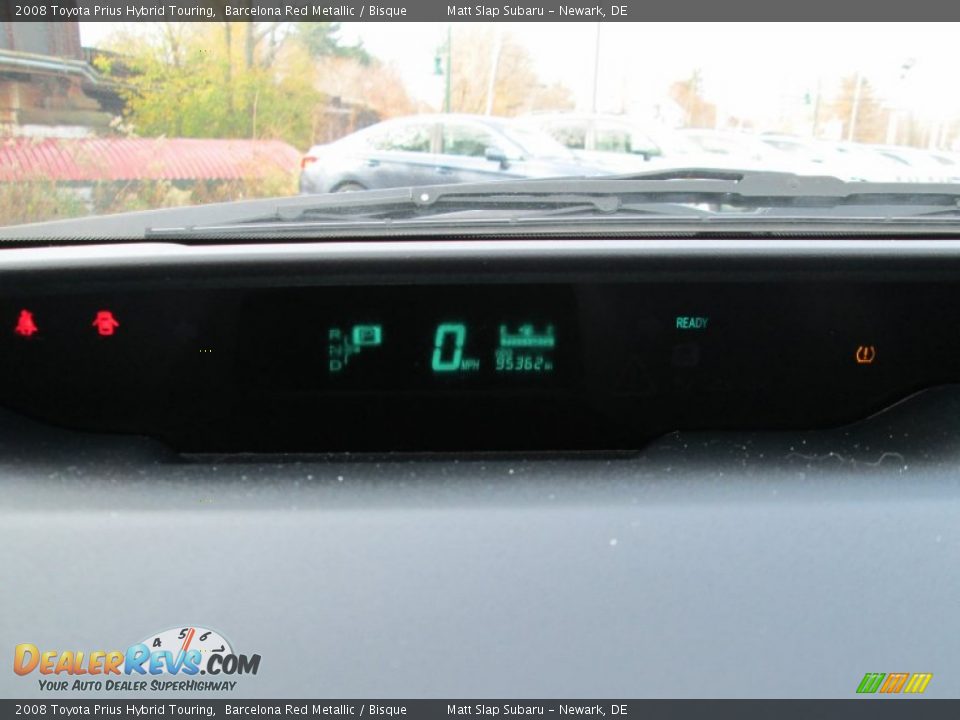 2008 Toyota Prius Hybrid Touring Barcelona Red Metallic / Bisque Photo #26