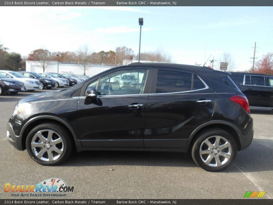 2014 Buick Encore Leather Carbon Black Metallic / Titanium Photo #4