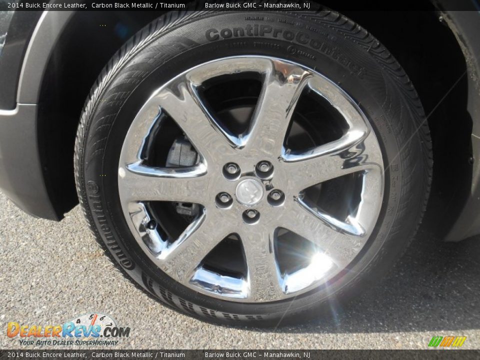 2014 Buick Encore Leather Carbon Black Metallic / Titanium Photo #7