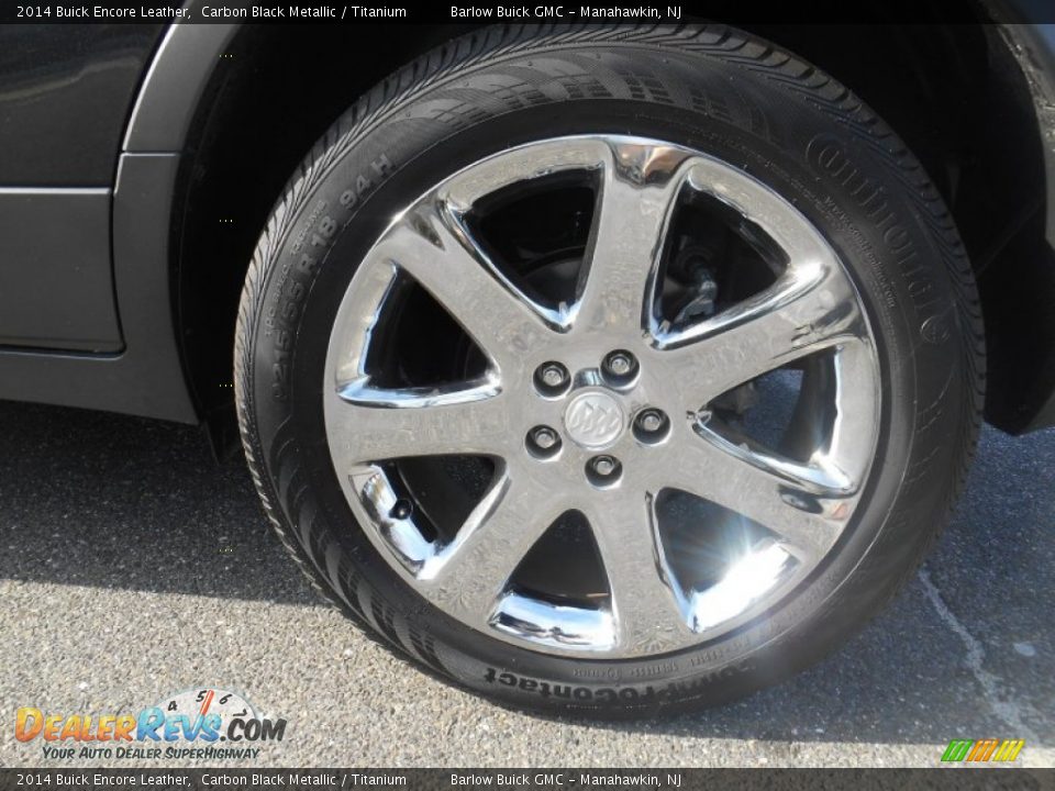 2014 Buick Encore Leather Carbon Black Metallic / Titanium Photo #8