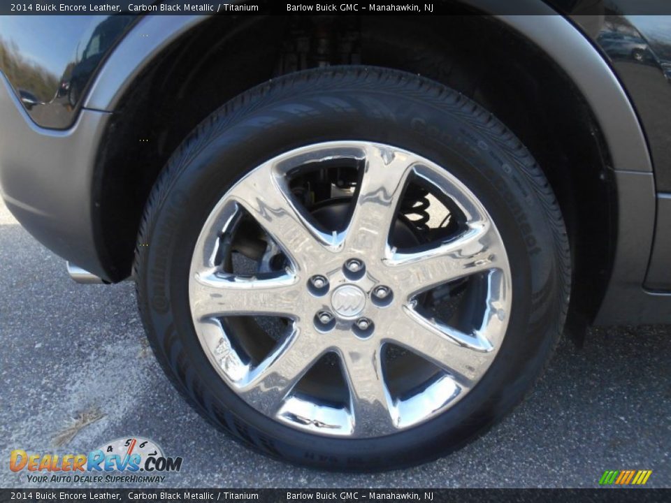 2014 Buick Encore Leather Carbon Black Metallic / Titanium Photo #9