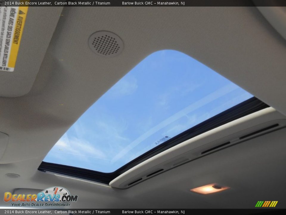 2014 Buick Encore Leather Carbon Black Metallic / Titanium Photo #14