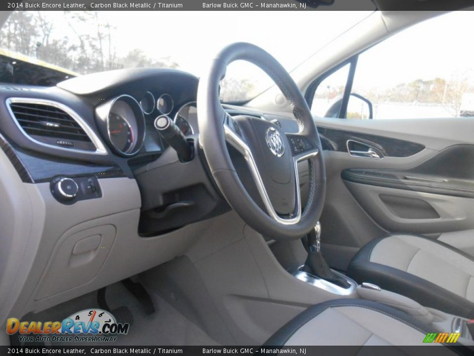 2014 Buick Encore Leather Carbon Black Metallic / Titanium Photo #15