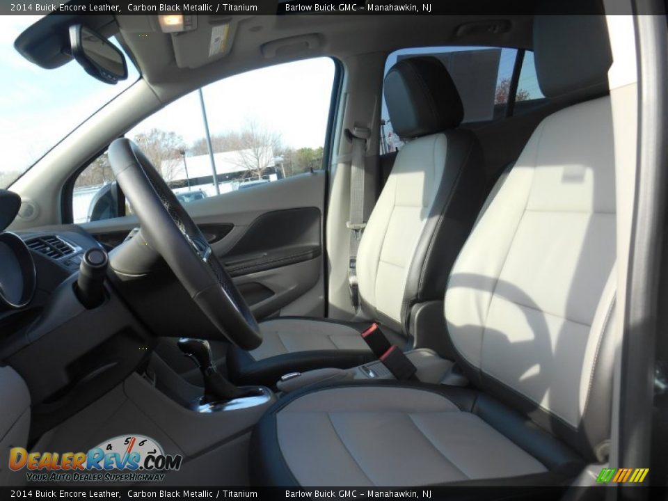 2014 Buick Encore Leather Carbon Black Metallic / Titanium Photo #16