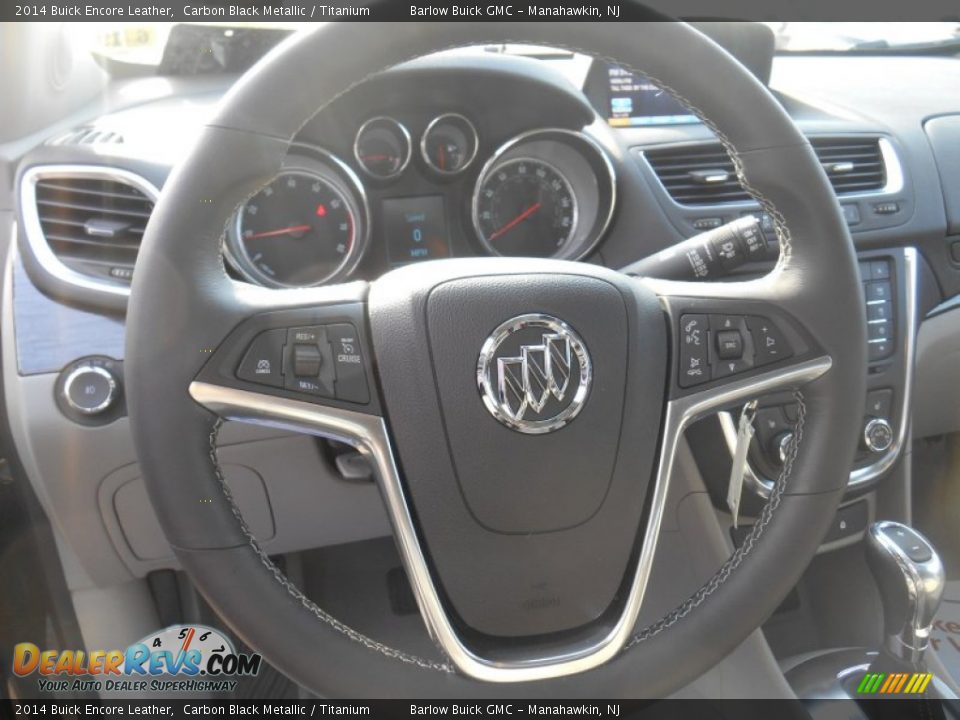 2014 Buick Encore Leather Carbon Black Metallic / Titanium Photo #19