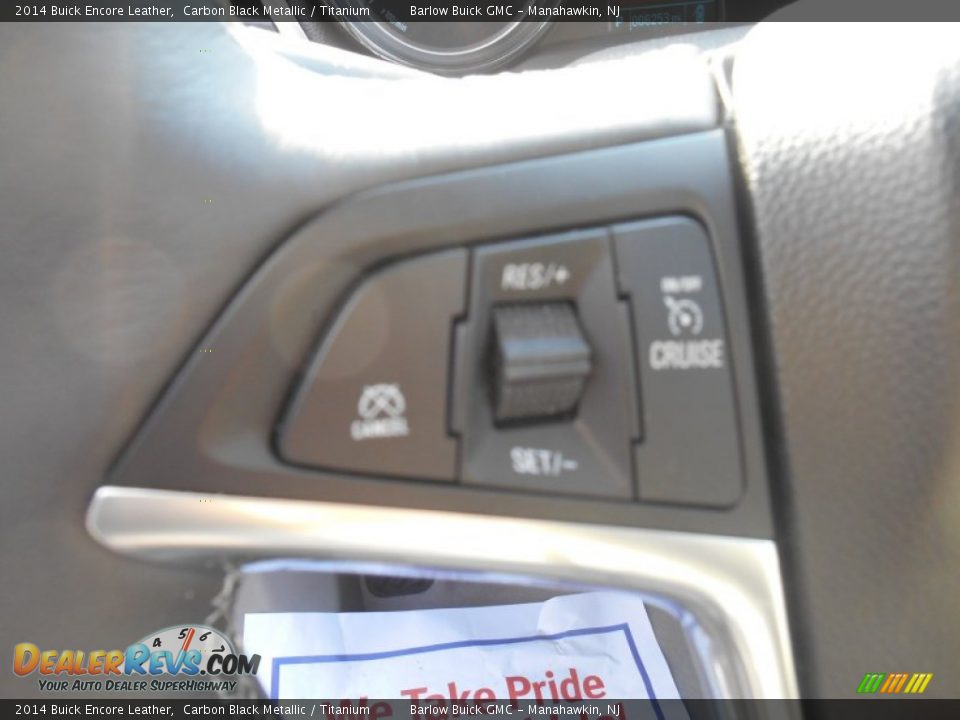 2014 Buick Encore Leather Carbon Black Metallic / Titanium Photo #20