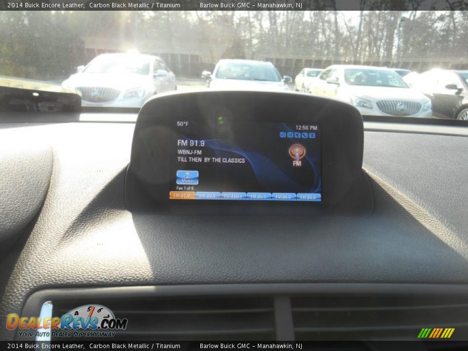2014 Buick Encore Leather Carbon Black Metallic / Titanium Photo #24