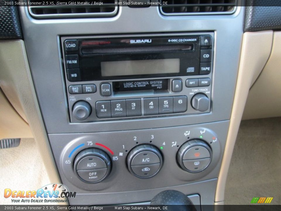 Controls of 2003 Subaru Forester 2.5 XS Photo #24