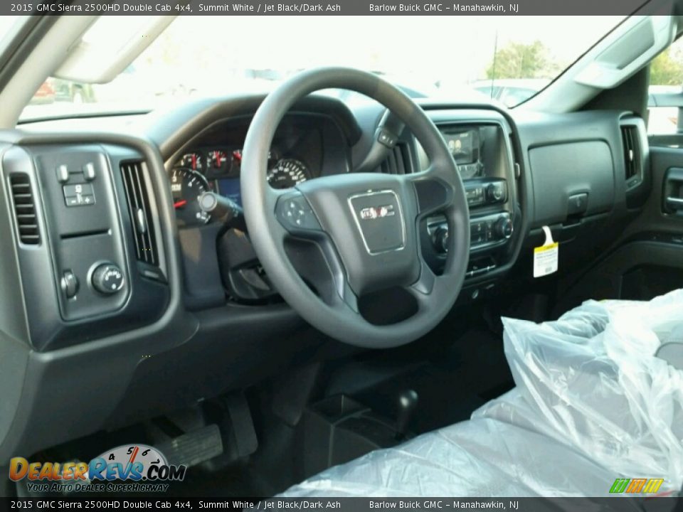2015 GMC Sierra 2500HD Double Cab 4x4 Summit White / Jet Black/Dark Ash Photo #7
