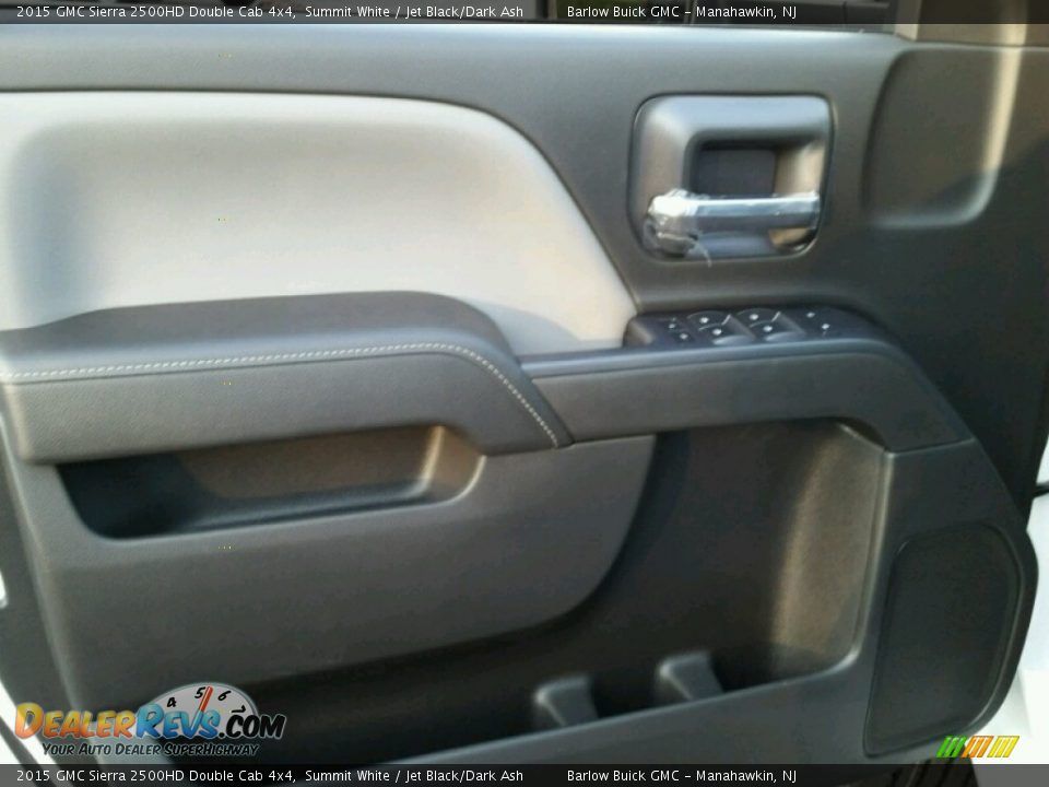 2015 GMC Sierra 2500HD Double Cab 4x4 Summit White / Jet Black/Dark Ash Photo #8