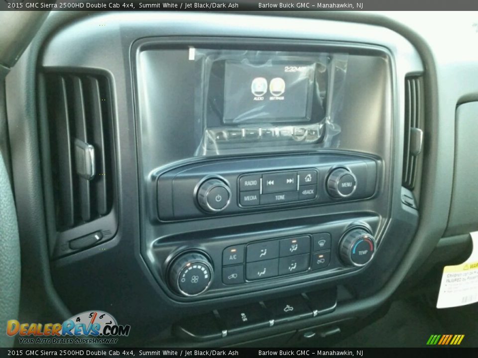 2015 GMC Sierra 2500HD Double Cab 4x4 Summit White / Jet Black/Dark Ash Photo #10