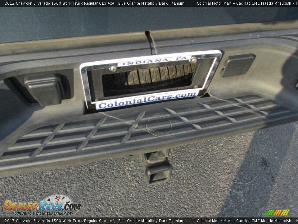 2013 Chevrolet Silverado 1500 Work Truck Regular Cab 4x4 Blue Granite Metallic / Dark Titanium Photo #6