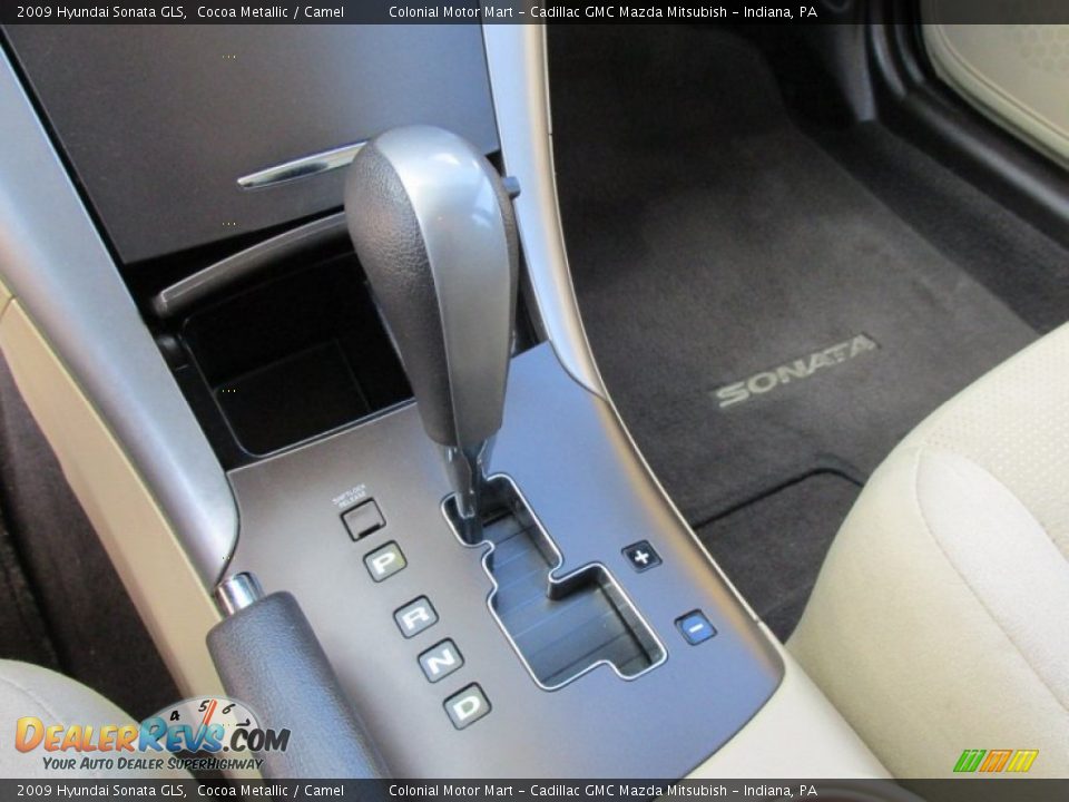 2009 Hyundai Sonata GLS Cocoa Metallic / Camel Photo #16