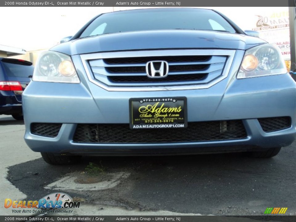 2008 Honda Odyssey EX-L Ocean Mist Metallic / Gray Photo #2