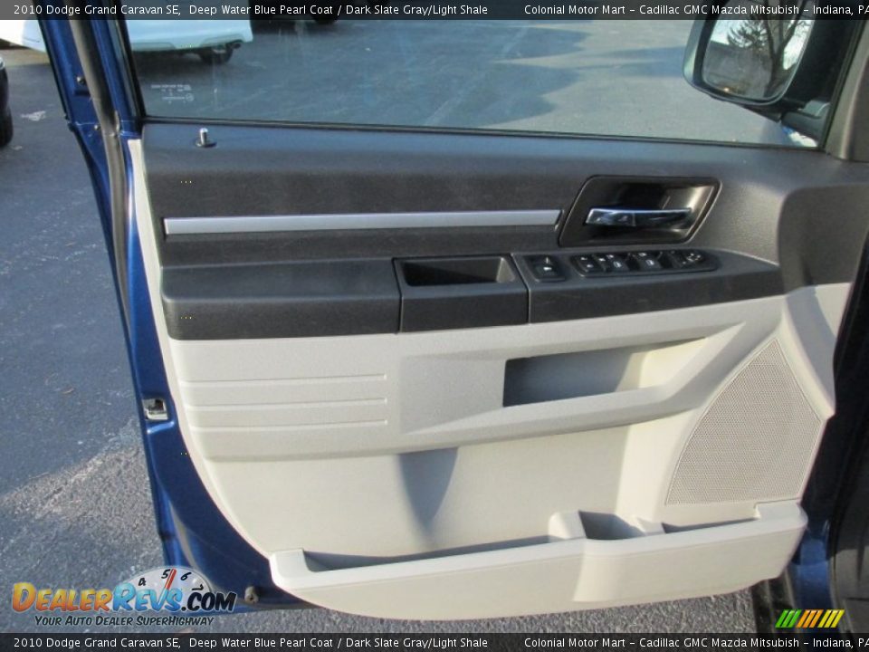 2010 Dodge Grand Caravan SE Deep Water Blue Pearl Coat / Dark Slate Gray/Light Shale Photo #11