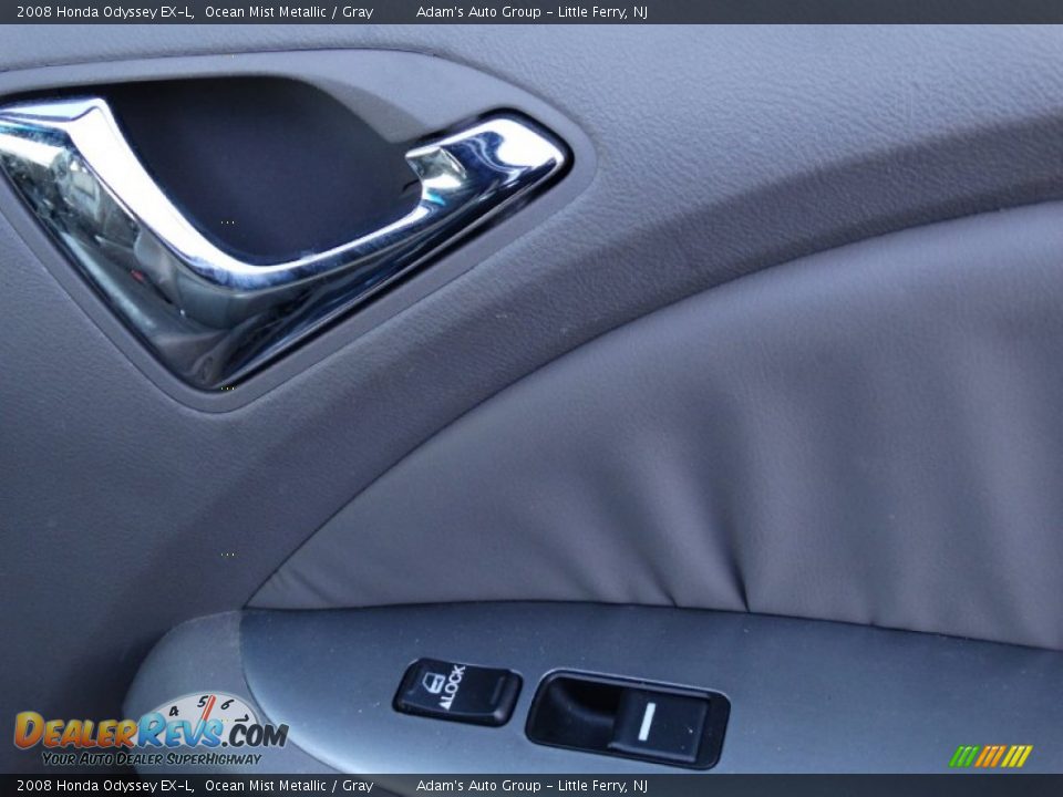 2008 Honda Odyssey EX-L Ocean Mist Metallic / Gray Photo #11