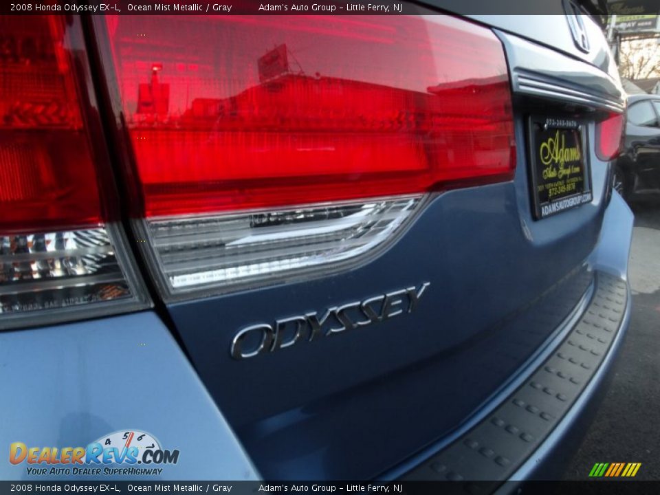 2008 Honda Odyssey EX-L Ocean Mist Metallic / Gray Photo #28