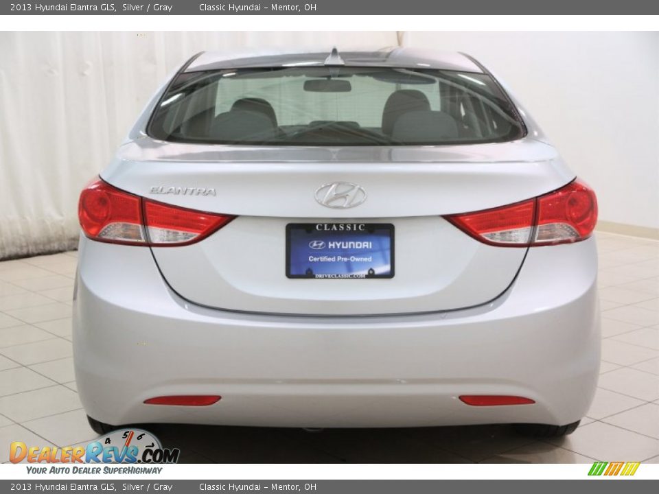2013 Hyundai Elantra GLS Silver / Gray Photo #12