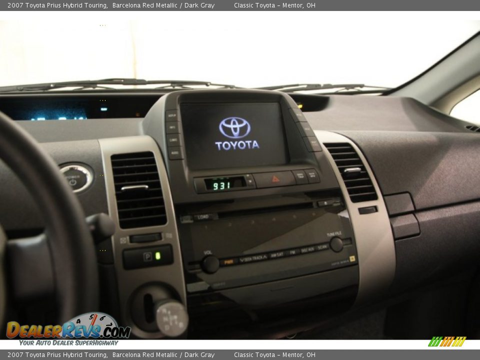 2007 Toyota Prius Hybrid Touring Barcelona Red Metallic / Dark Gray Photo #8