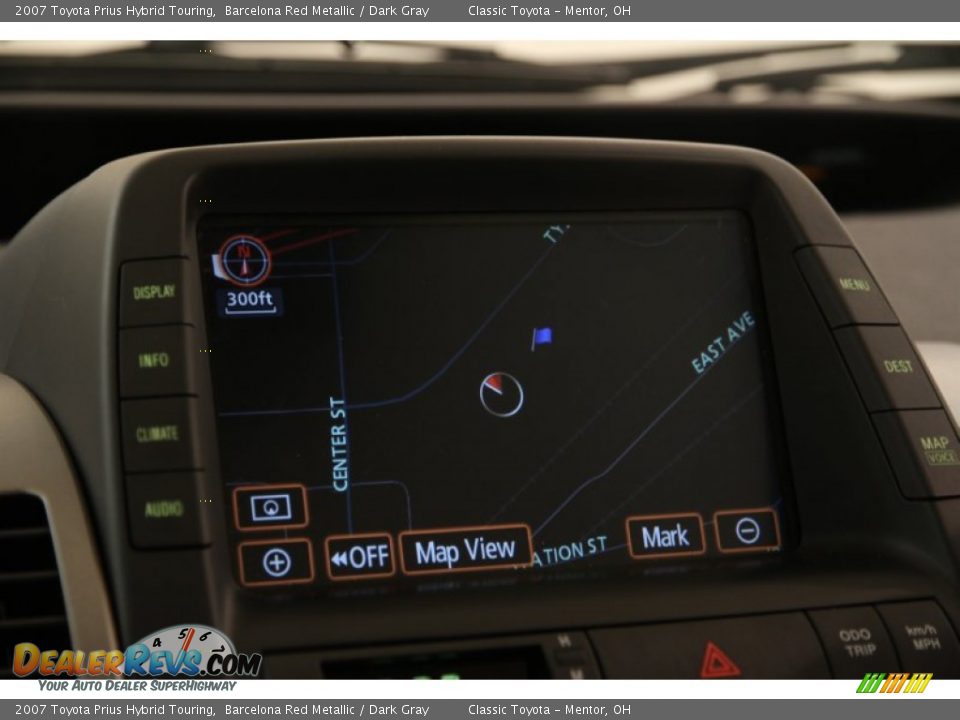 2007 Toyota Prius Hybrid Touring Barcelona Red Metallic / Dark Gray Photo #14