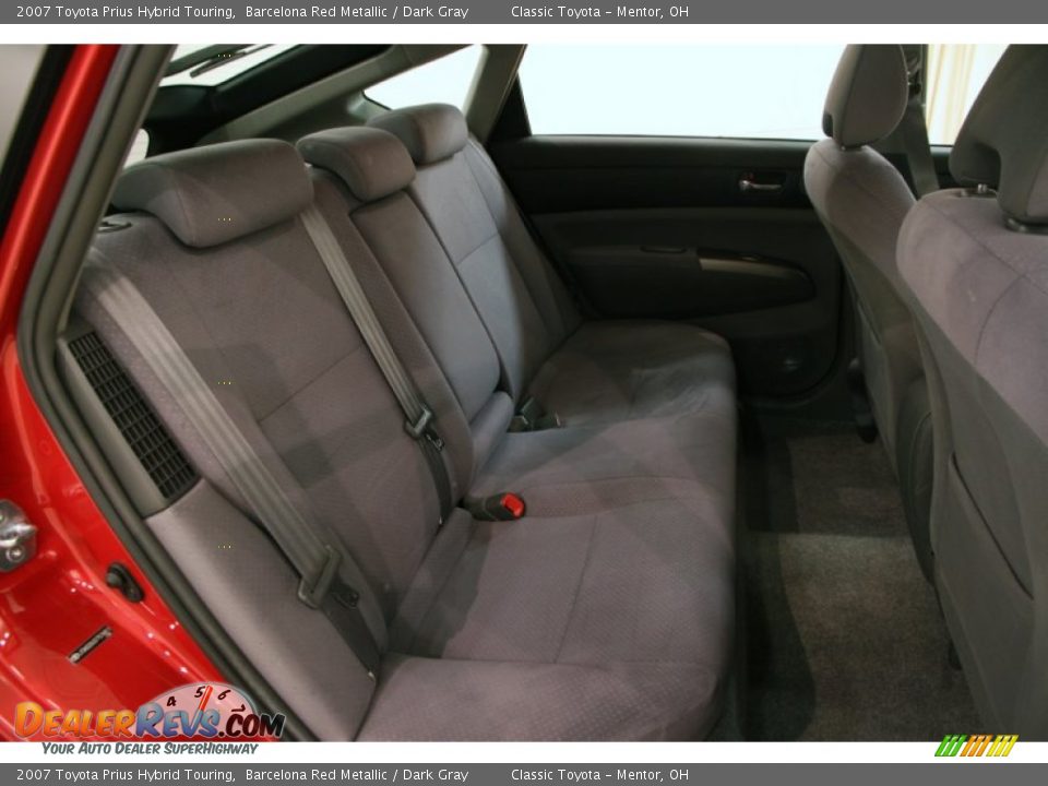 2007 Toyota Prius Hybrid Touring Barcelona Red Metallic / Dark Gray Photo #16