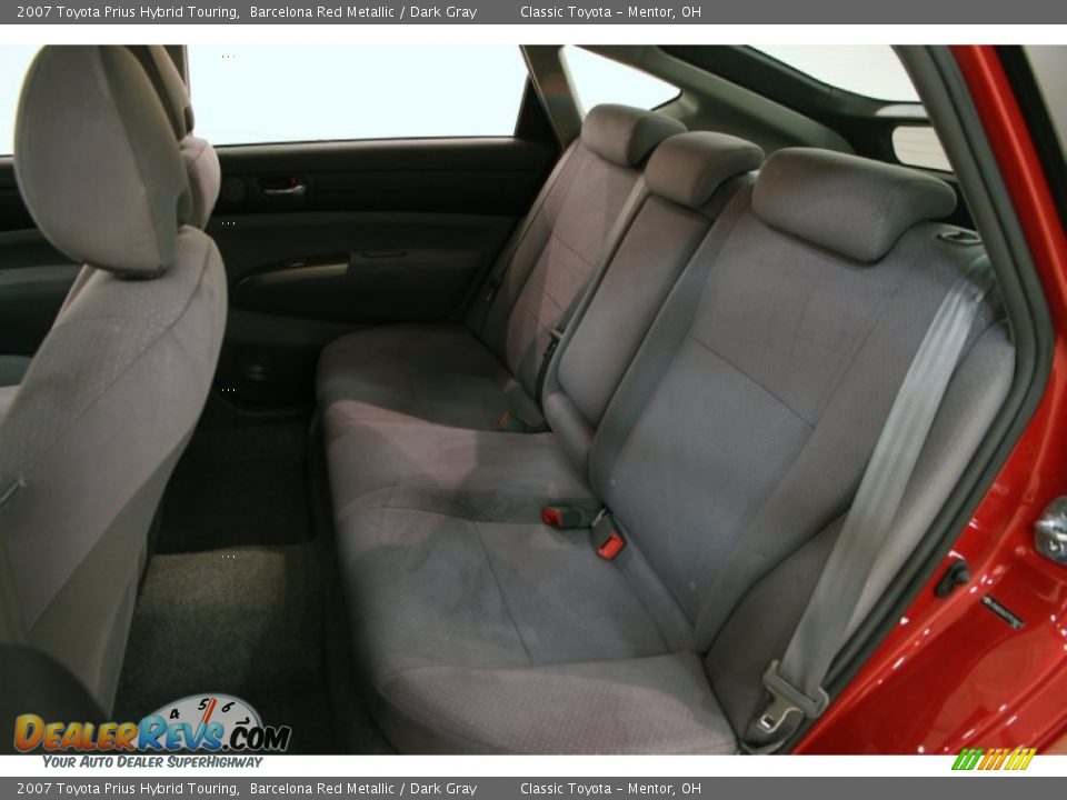 2007 Toyota Prius Hybrid Touring Barcelona Red Metallic / Dark Gray Photo #17