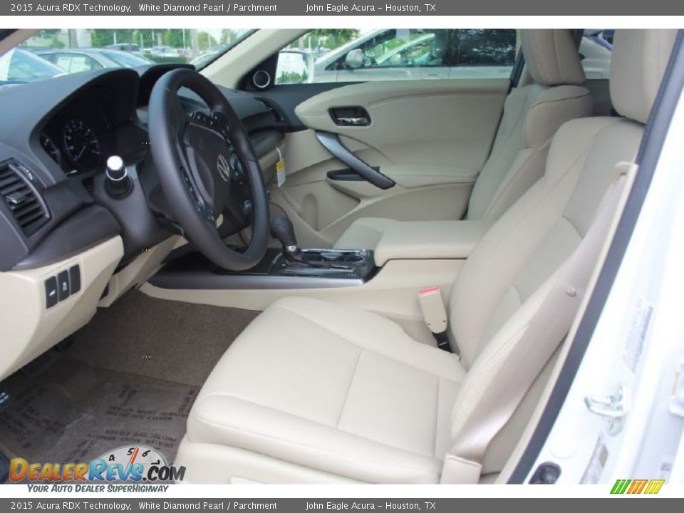 2015 Acura RDX Technology White Diamond Pearl / Parchment Photo #11