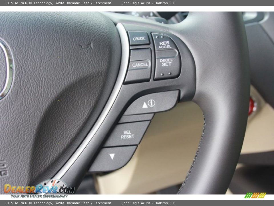 2015 Acura RDX Technology White Diamond Pearl / Parchment Photo #30