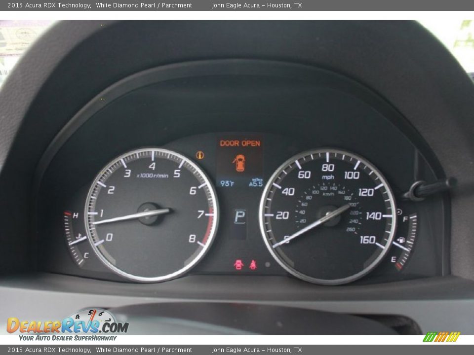 2015 Acura RDX Technology White Diamond Pearl / Parchment Photo #31