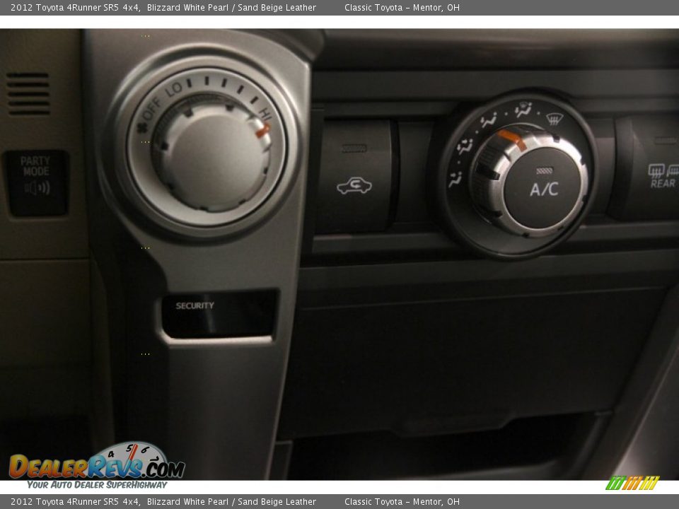 2012 Toyota 4Runner SR5 4x4 Blizzard White Pearl / Sand Beige Leather Photo #14