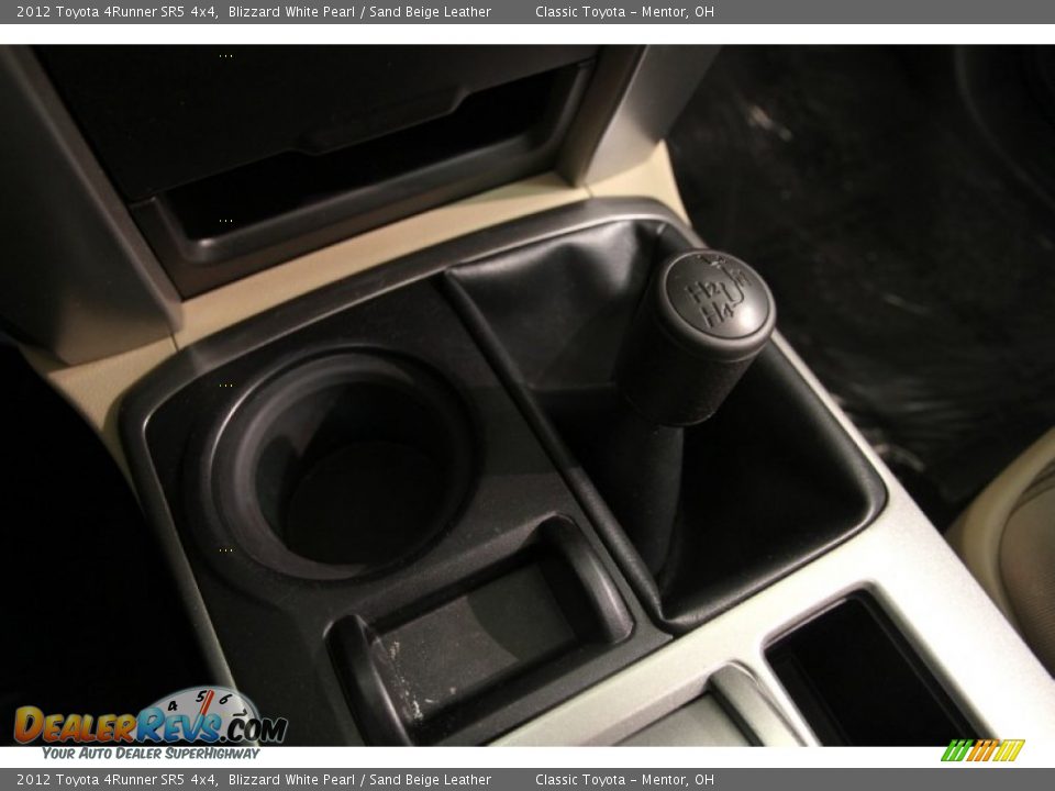 2012 Toyota 4Runner SR5 4x4 Blizzard White Pearl / Sand Beige Leather Photo #16