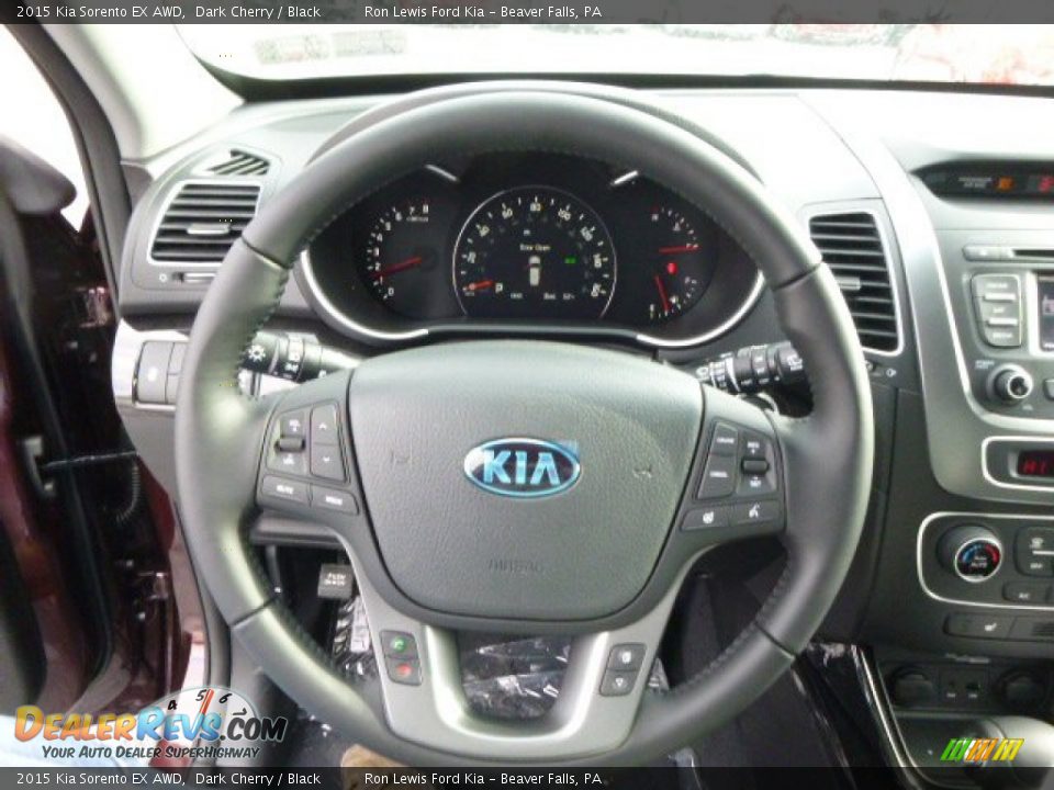 2015 Kia Sorento EX AWD Steering Wheel Photo #19