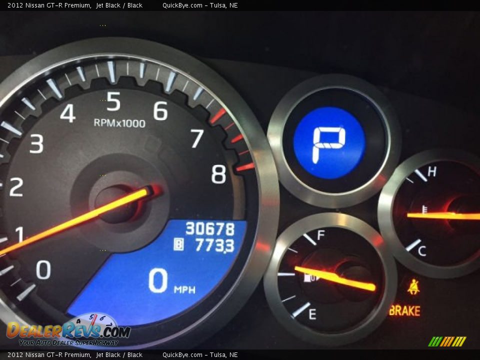 2012 Nissan GT-R Premium Jet Black / Black Photo #4