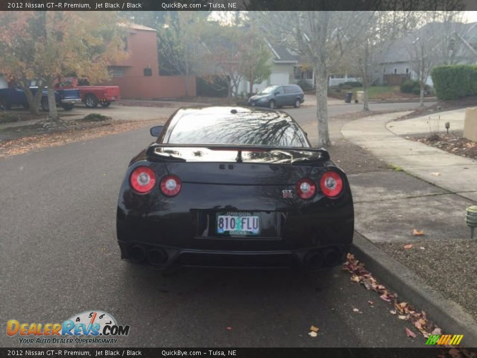 2012 Nissan GT-R Premium Jet Black / Black Photo #5