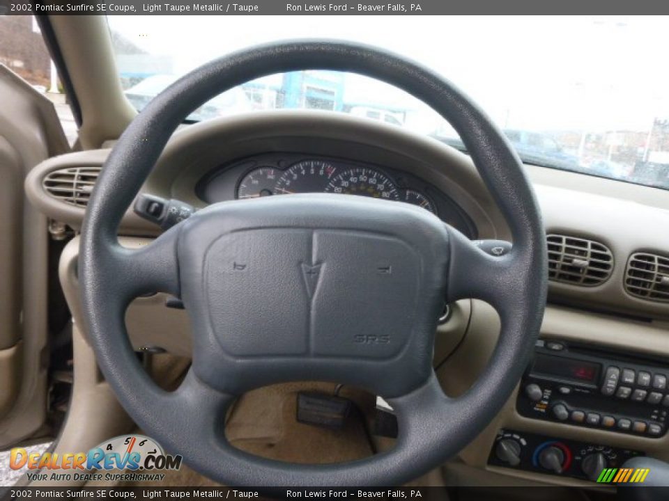 2002 Pontiac Sunfire SE Coupe Steering Wheel Photo #18