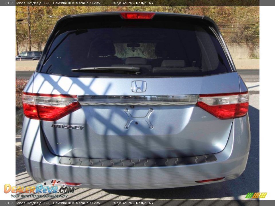 2012 Honda Odyssey EX-L Celestial Blue Metallic / Gray Photo #4