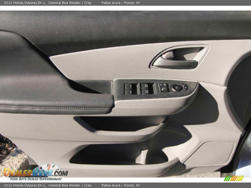 2012 Honda Odyssey EX-L Celestial Blue Metallic / Gray Photo #9