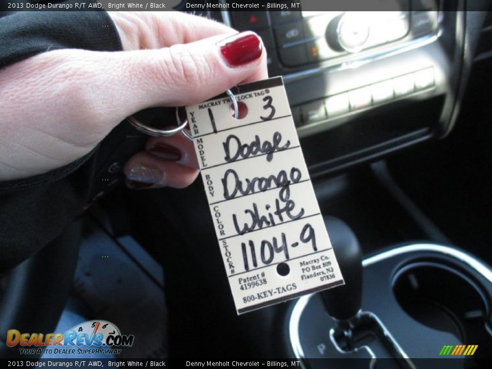 2013 Dodge Durango R/T AWD Bright White / Black Photo #19