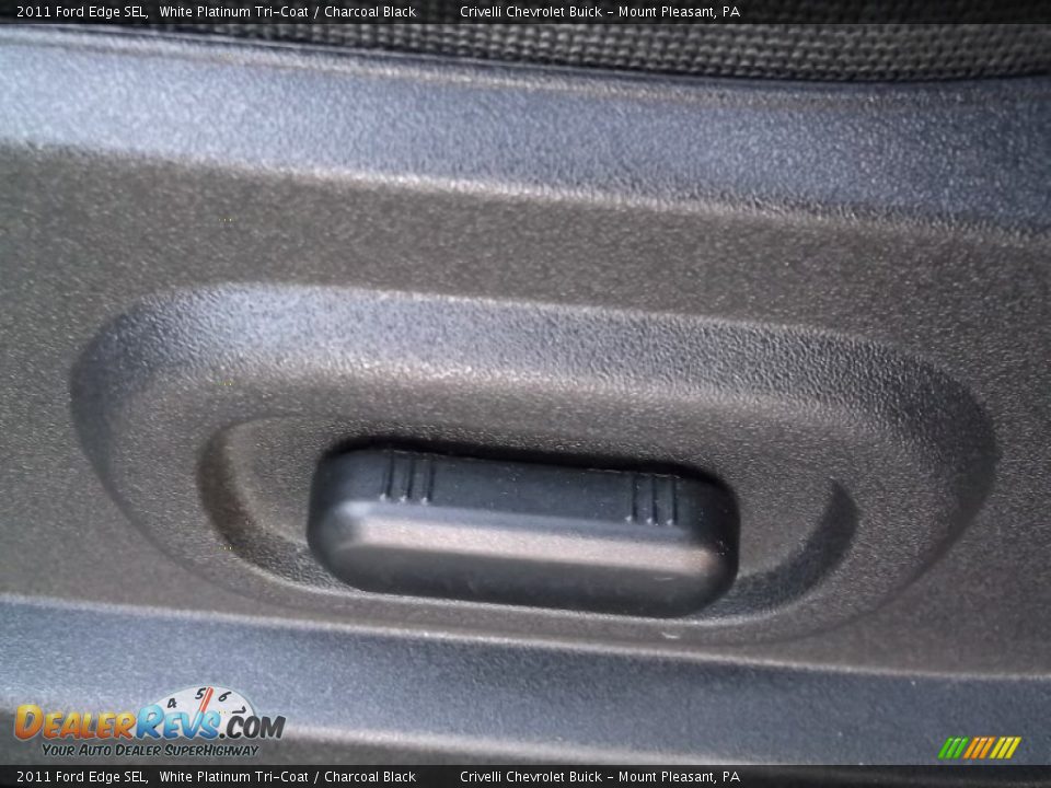 2011 Ford Edge SEL White Platinum Tri-Coat / Charcoal Black Photo #17