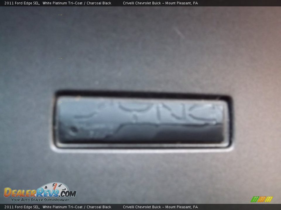 2011 Ford Edge SEL White Platinum Tri-Coat / Charcoal Black Photo #19