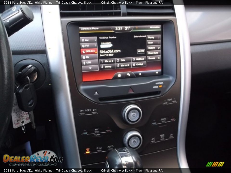 2011 Ford Edge SEL White Platinum Tri-Coat / Charcoal Black Photo #21