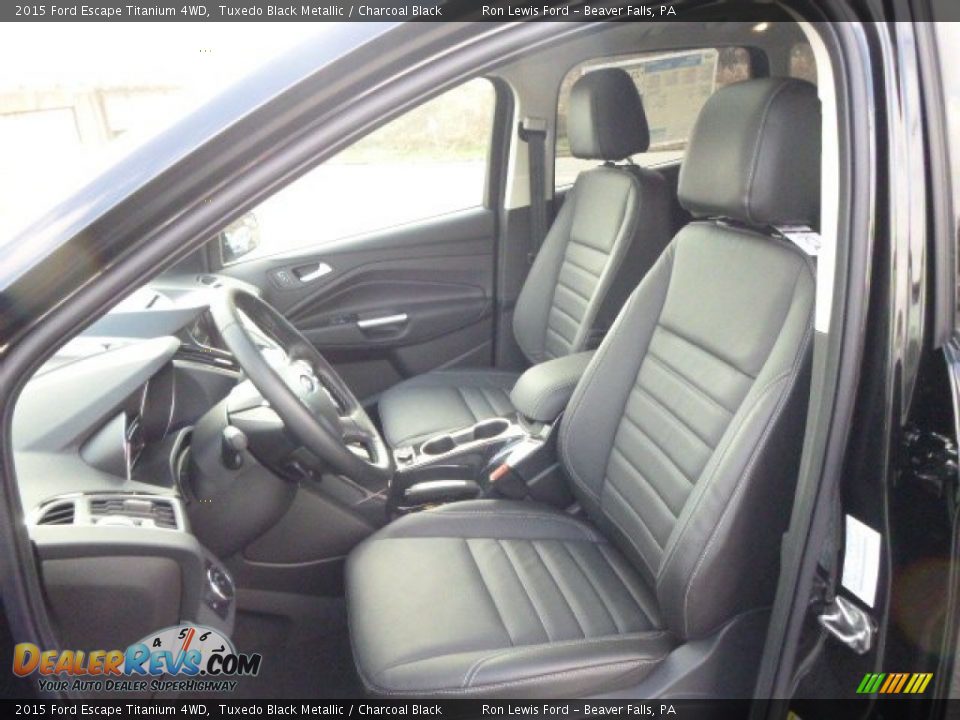 Front Seat of 2015 Ford Escape Titanium 4WD Photo #10