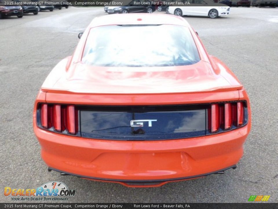 Competition Orange 2015 Ford Mustang GT Premium Coupe Photo #7