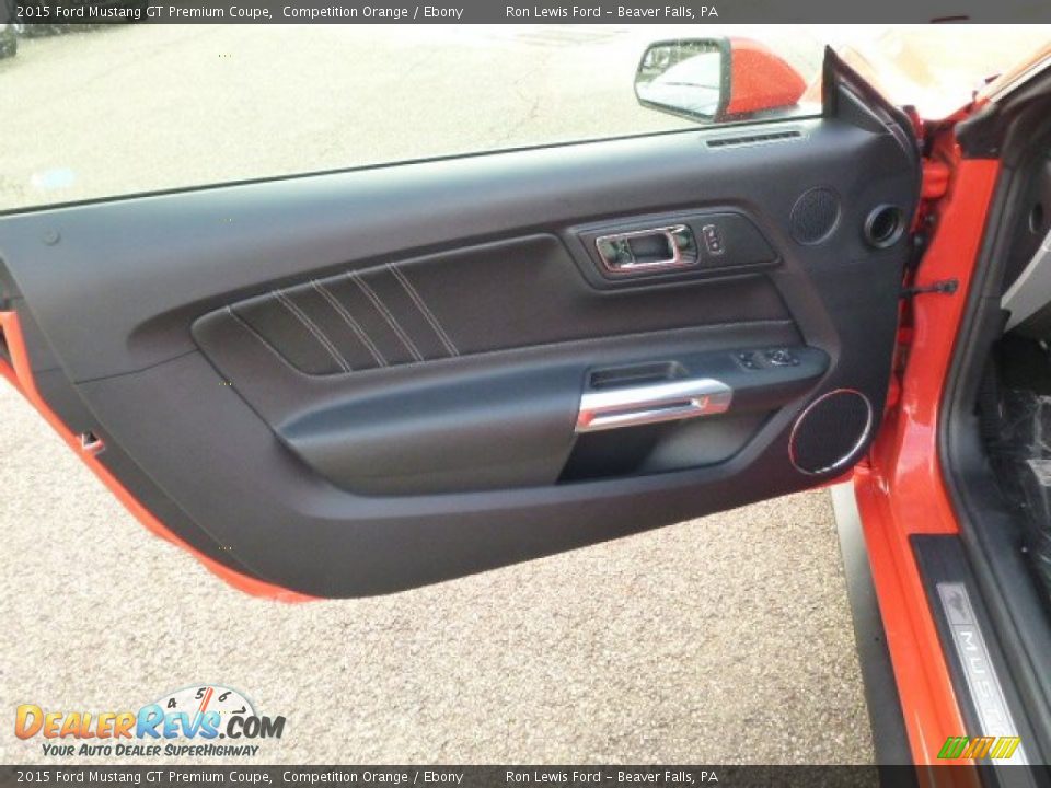 Door Panel of 2015 Ford Mustang GT Premium Coupe Photo #13