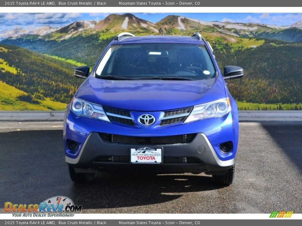 2015 Toyota RAV4 LE AWD Blue Crush Metallic / Black Photo #2