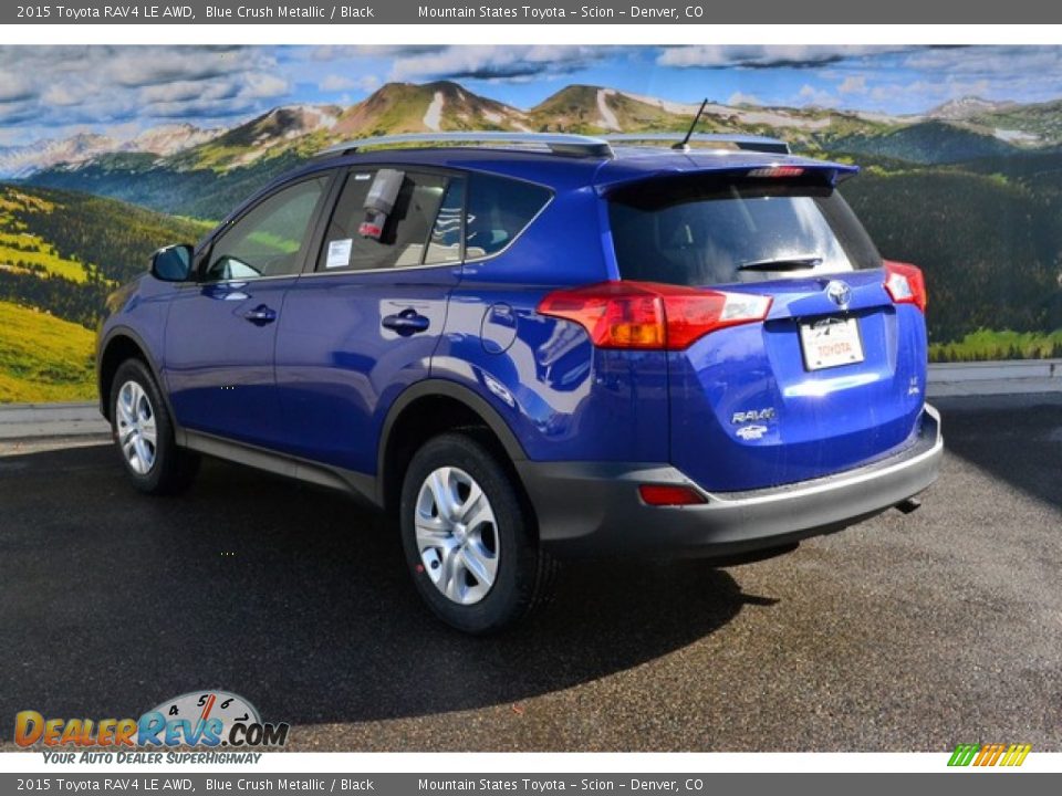 2015 Toyota RAV4 LE AWD Blue Crush Metallic / Black Photo #3