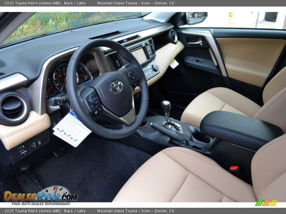 Latte Interior - 2015 Toyota RAV4 Limited AWD Photo #5