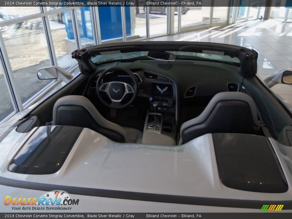 2014 Chevrolet Corvette Stingray Convertible Blade Silver Metallic / Gray Photo #13